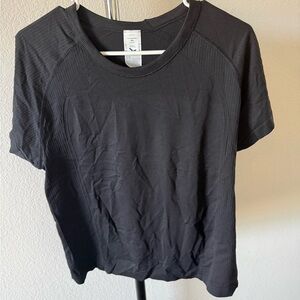 Old Navy Women's Black Short Sleeve Active Top